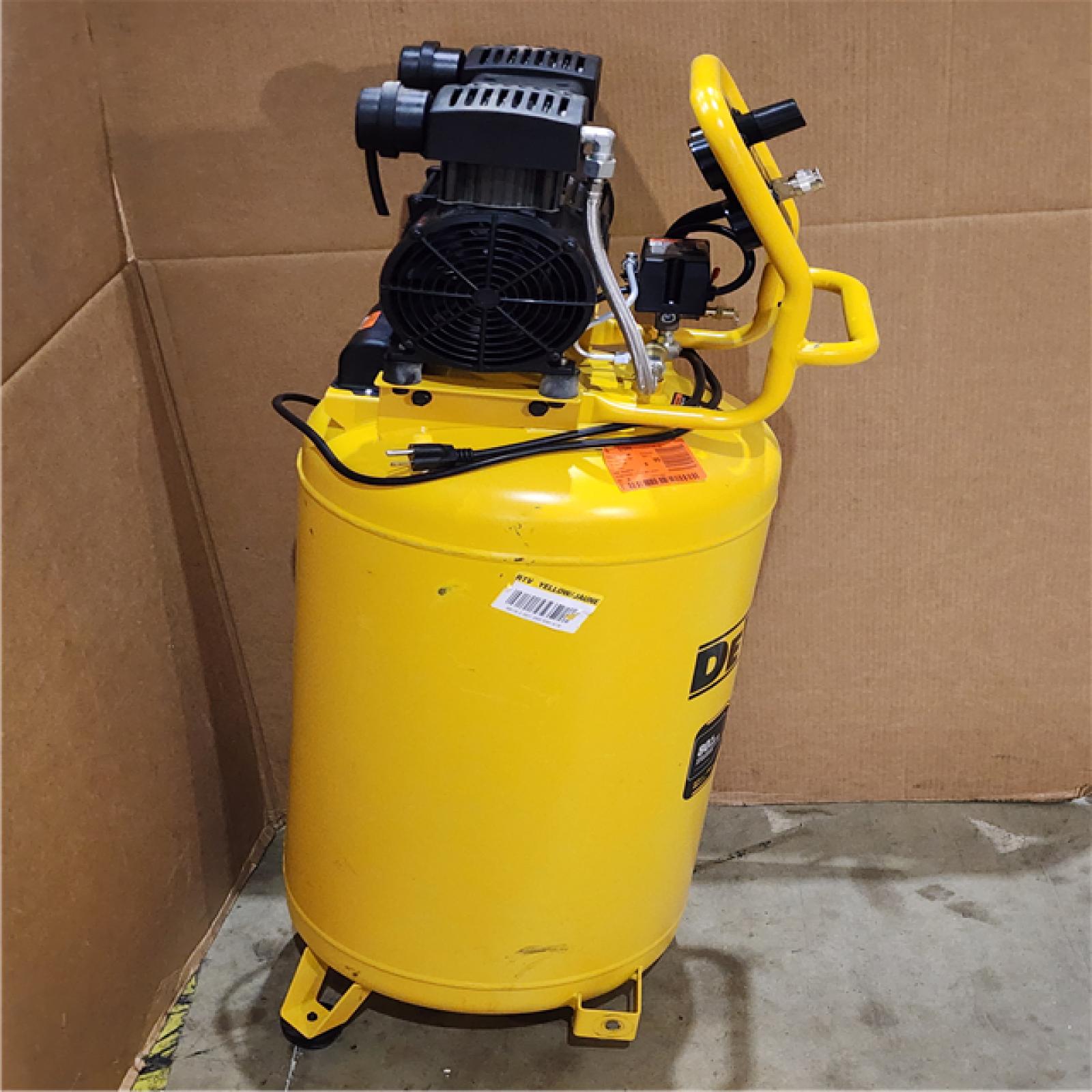 HOUSTON LOCATION - AS-IS DEWALT 26 Gal. 175 PSI Ultra Quiet Portable Electric Air Compressor