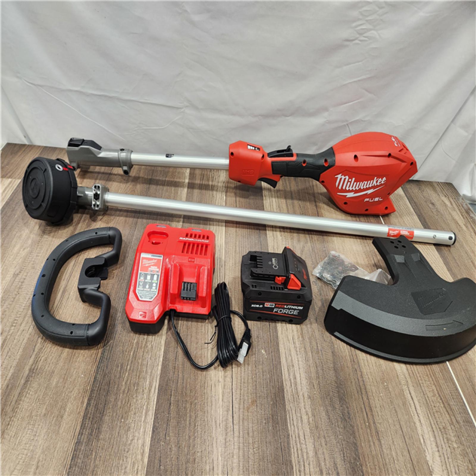 AS-IS - MILWAUKEE M18 FUEL 18V 16 in. Brushless Cordless Battery Powered String Trimmer W/QUIK-LOK Attachment Capability & 8.0 Ah Battery