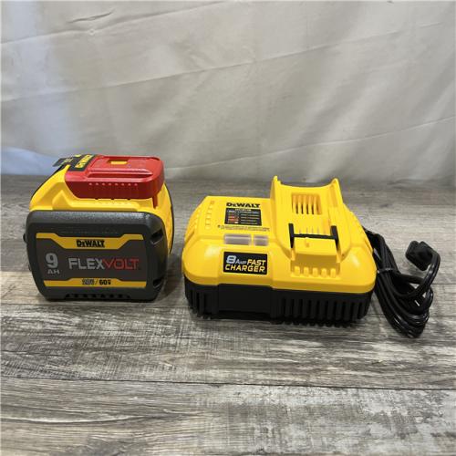 AS-IS DEWALT 20V/60V MAX FLEXVOLT Lithium-Ion 9.0Ah Battery and Charger Starter Kit