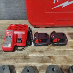 HOUSTON LOCATION - AS-IS Milwaukee 2922-22M M18 FORCE LOGIC Press Tool Kit W/ One-Key with 1/4 -7/8  Streamline ACR Jaws