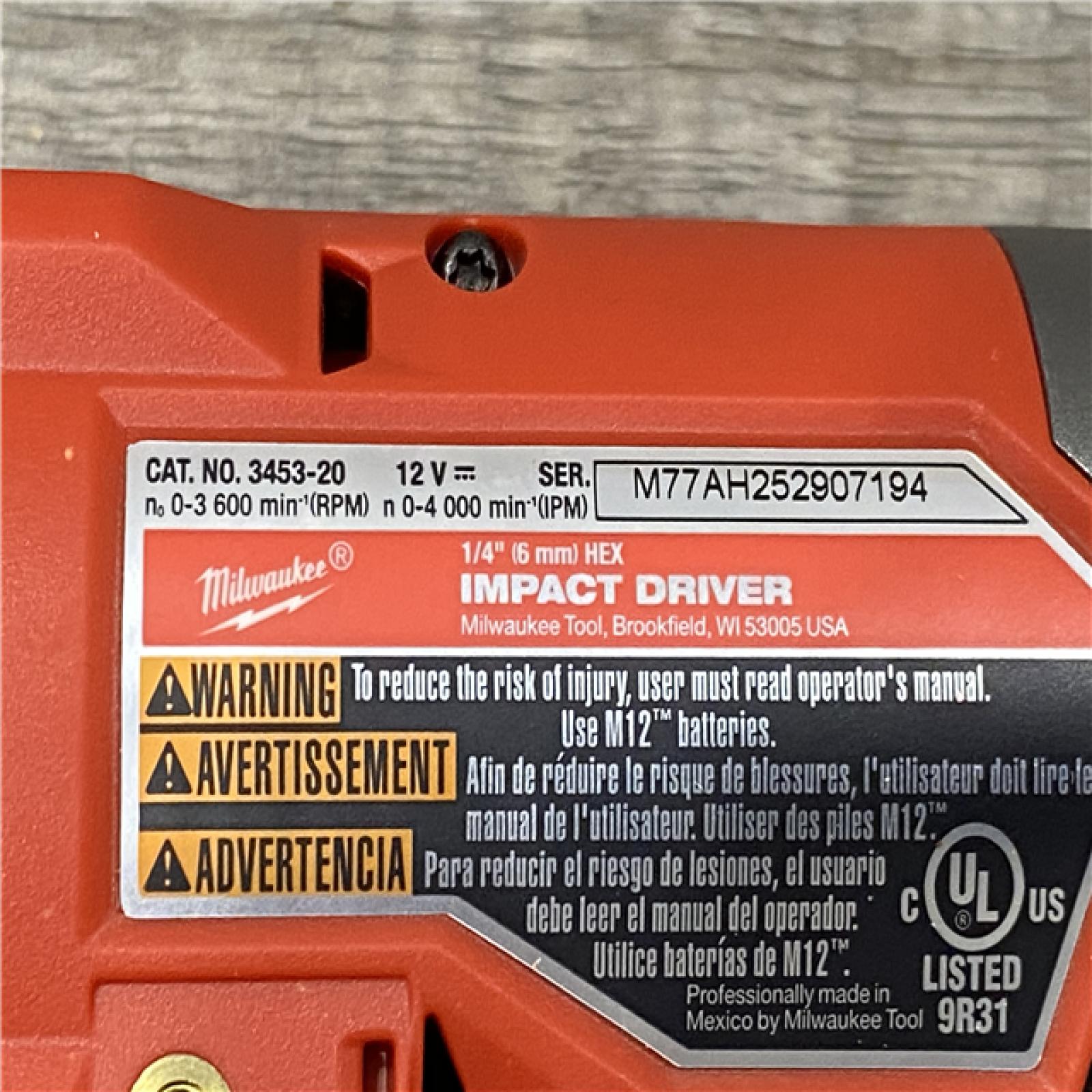 AS-IS Milwaukee FUEL 12-Volt Lithium-Ion Brushless Cordless Hammer Drill and Impact Driver Combo Kit