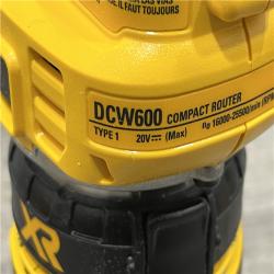 AS-IS DEWALT 20V MAX XR Cordless Brushless Fixed Base Compact Router (Tool Only)