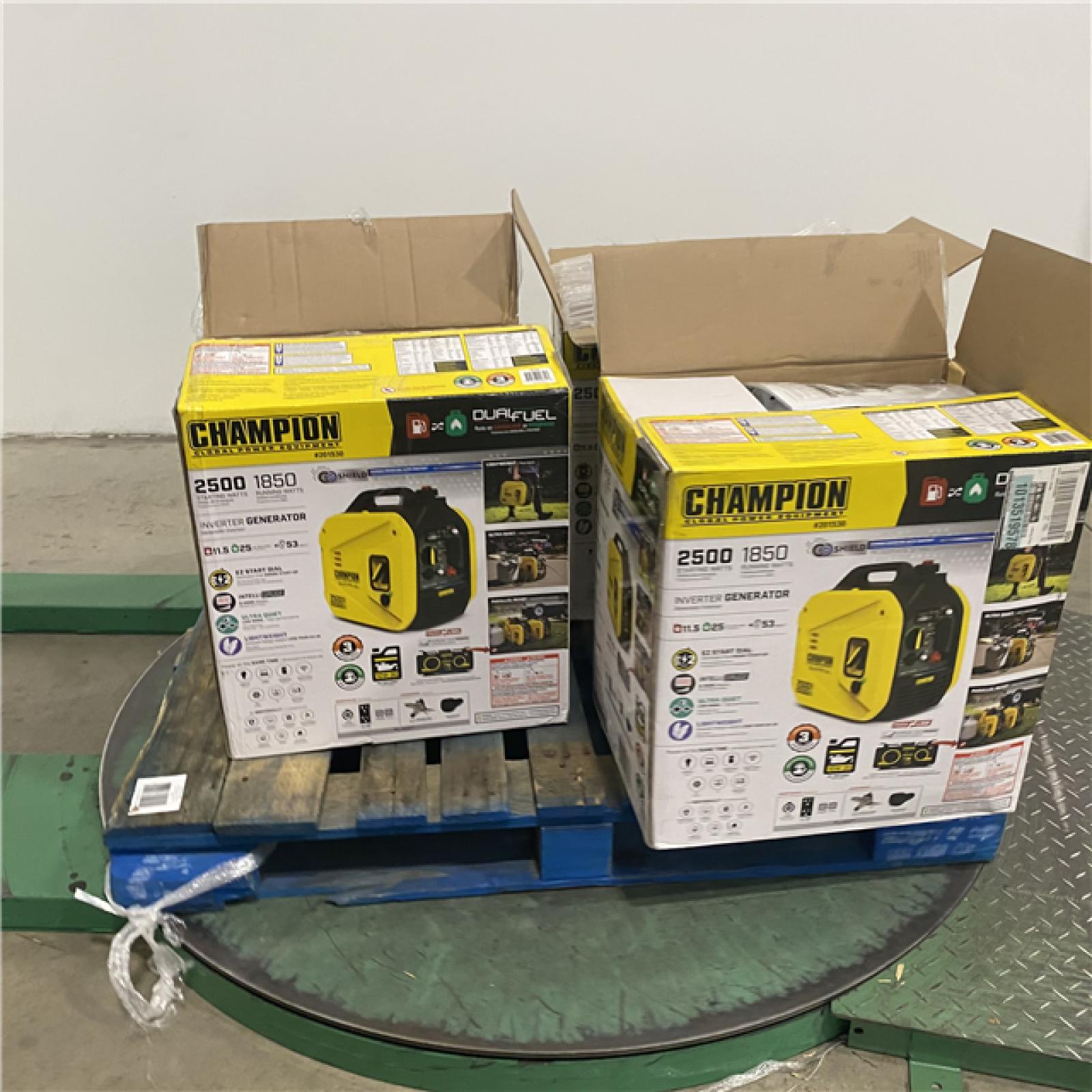 Dallas Location - As-Is Champion Power Equipment 2500/1850-Watt Fuel Gasoline Generator(Lot Of 4)