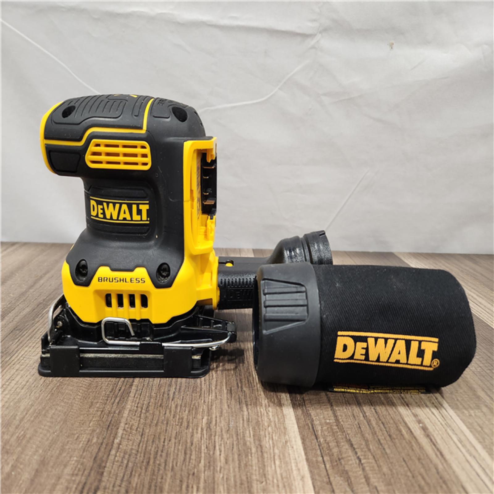 AS-IS- DEWALT 20V MAX XR Brushless Cordless 1/4 Sheet Variable Speed Sander (Tool Only)