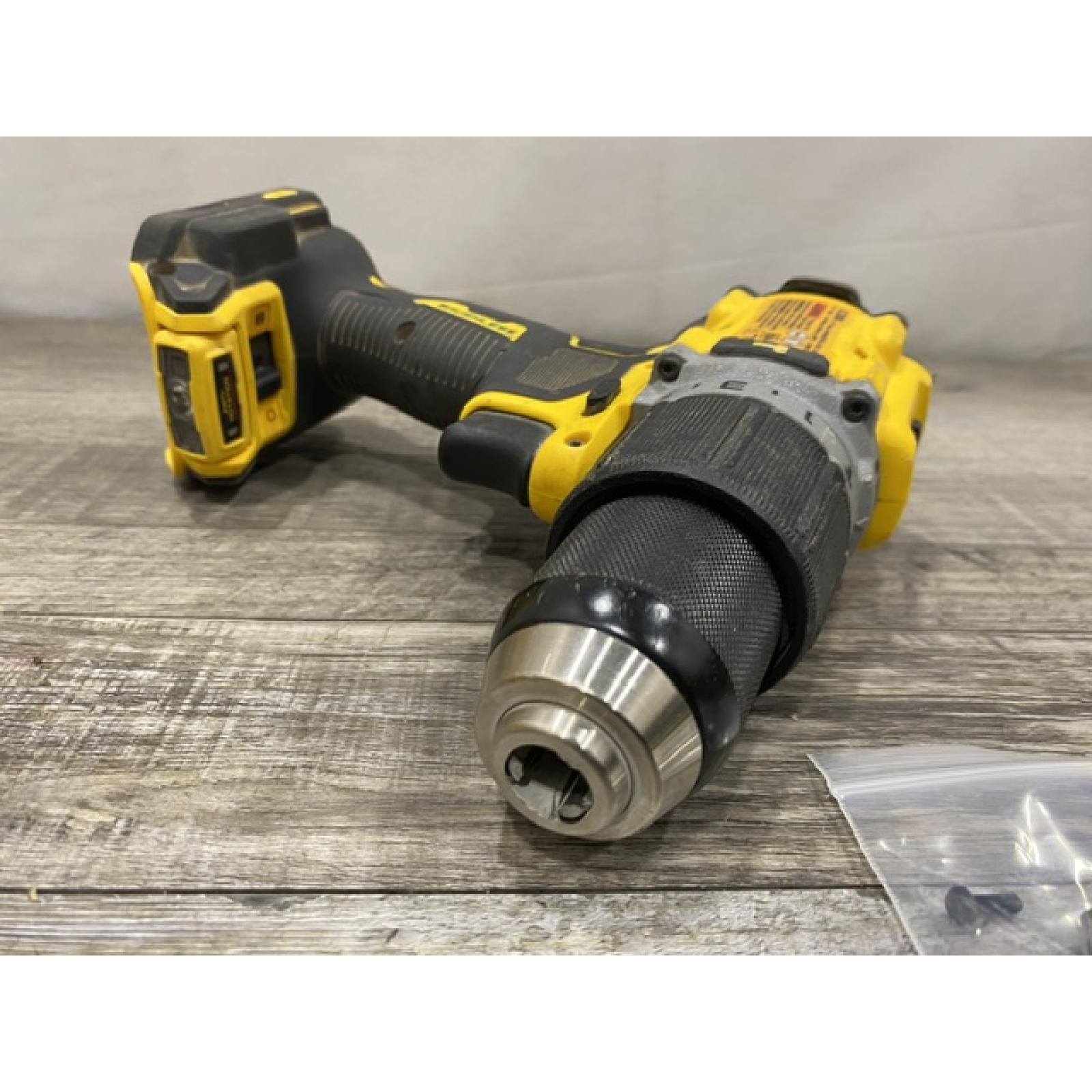 AS-IS DEWALT 20V XR Brushless Cordless 1/2 in. Hammer Drill (Tool-Only)