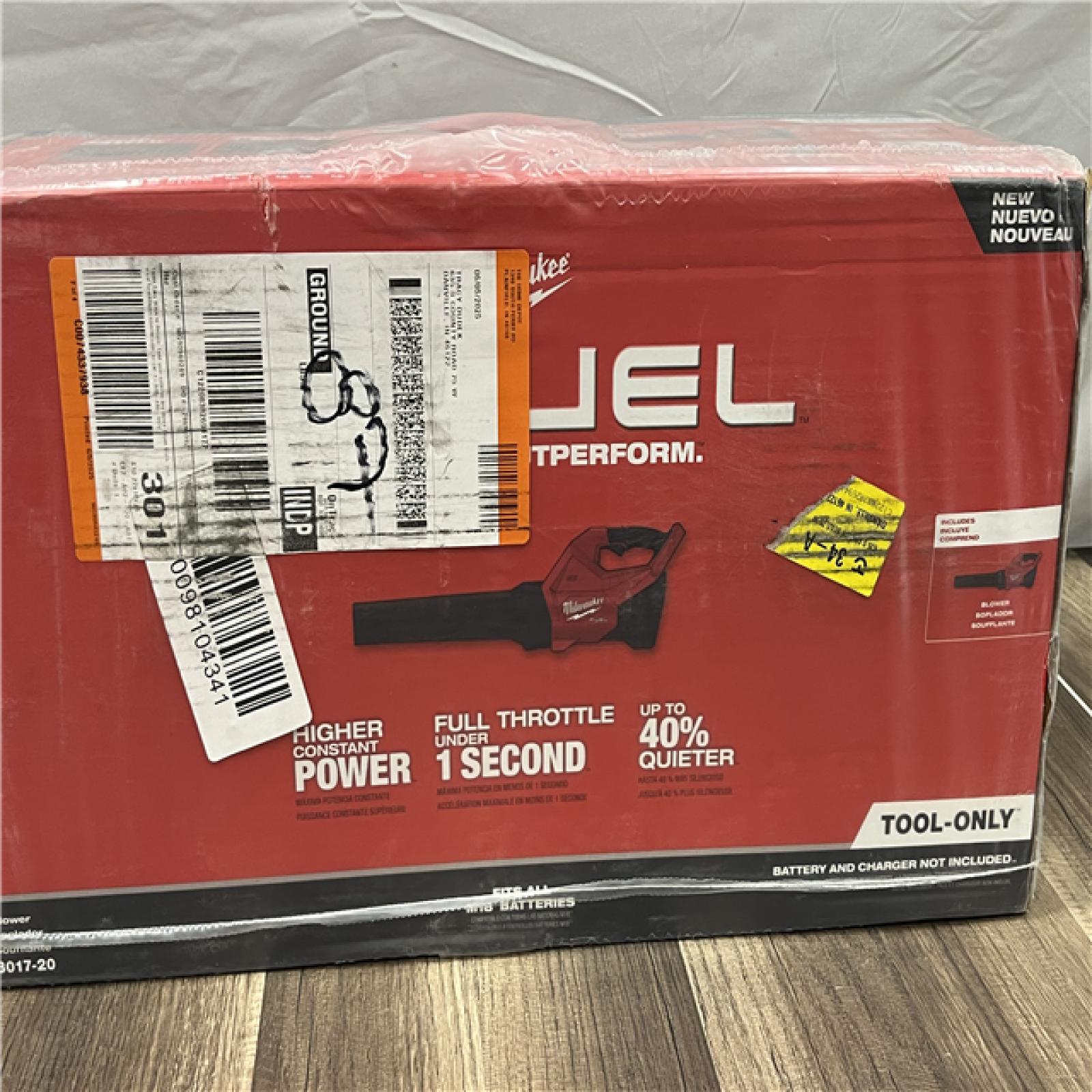 NEW! Milwaukee M18 FUEL 120 MPH 500 CFM 18V Lithium-Ion Brushless Cordless Handheld Blower (Tool-Only)