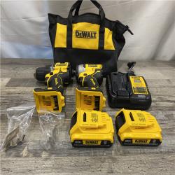 AS-IS DEWALT ATOMIC 20-Volt MAX Lithium-Ion Cordless Combo Kit