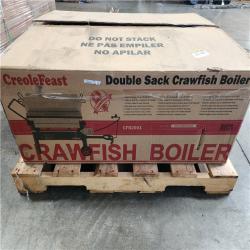 Phoenix NEW CreoleFeast 150 Qt. Double Sack Crawfish Boiler Outdoor Stove Propane Gas Grill Cooker in Black