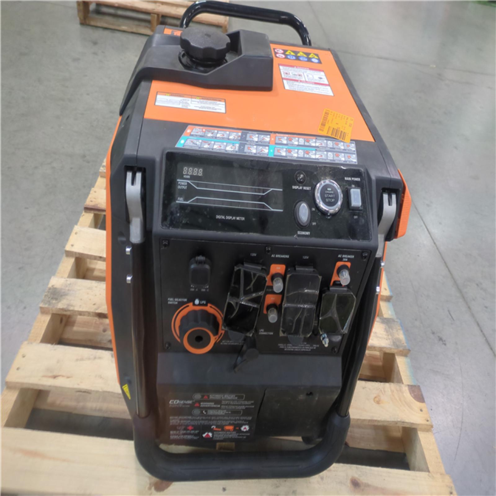CALIFORNIA AS-IS GENERAC PORTABLE POWER GENERATOR