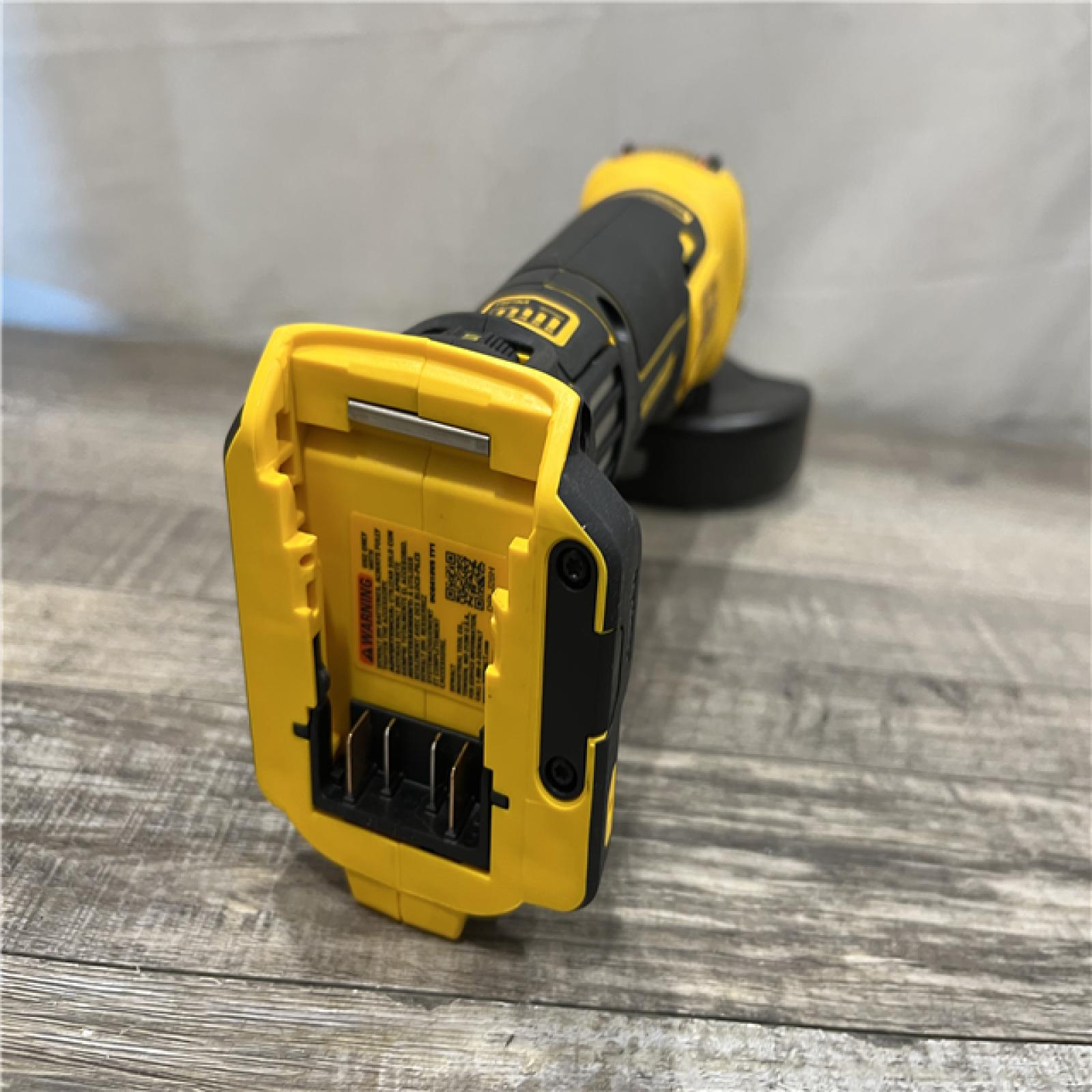 AS-IS DEWALT 20V XR Cordless 4-1/2. in. to 5 in. Variable Speed Angle Grinder (Tool Only)
