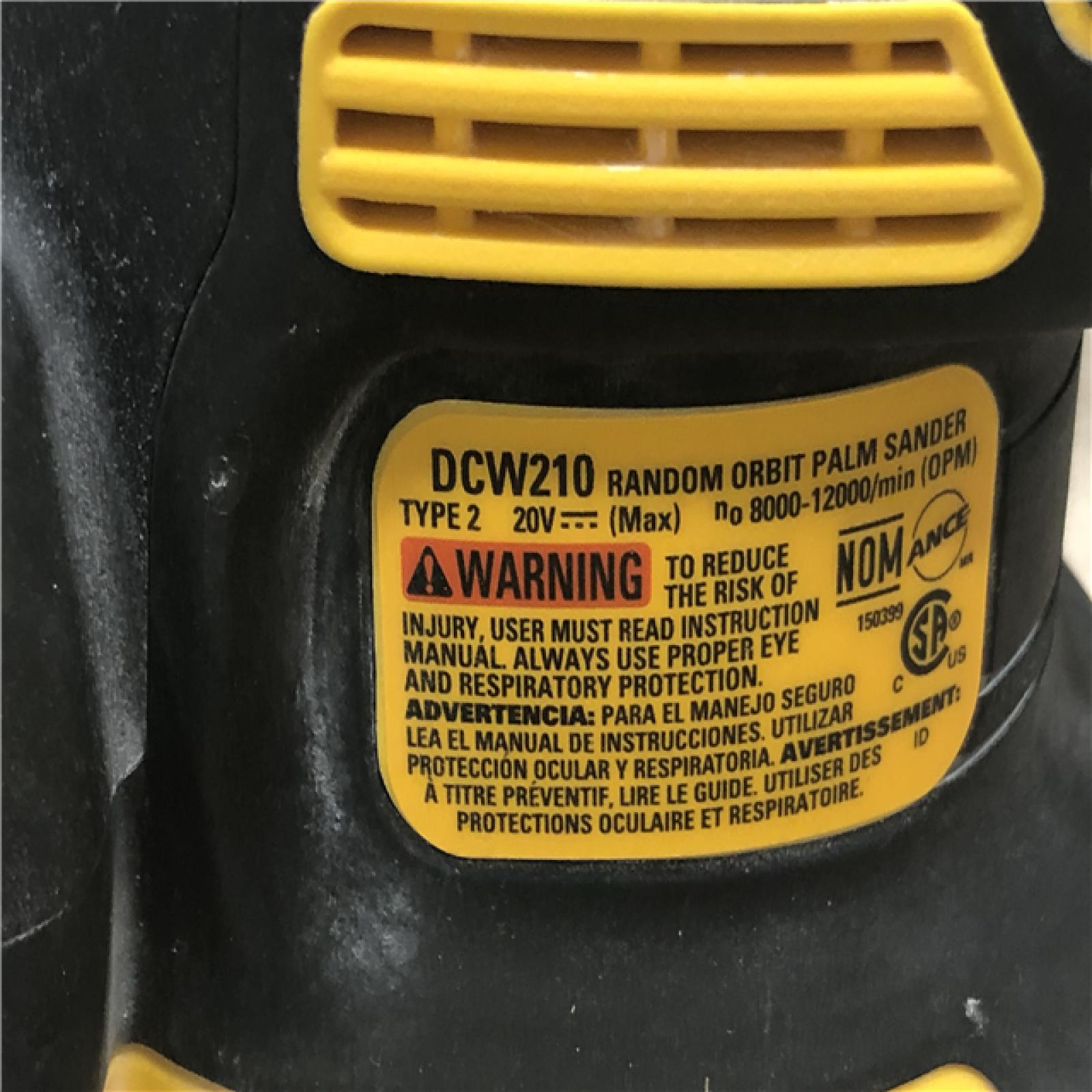 AS-IS DEWALT 20V MAX XR Cordless 5 in. Random Orbital Sander (Tool Only)