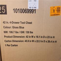 Phoenix NEW Husky Standard Duty 42 in. x 18 in. D 12-Drawer Blue Rolling Tool Chest Combo (SEALED)