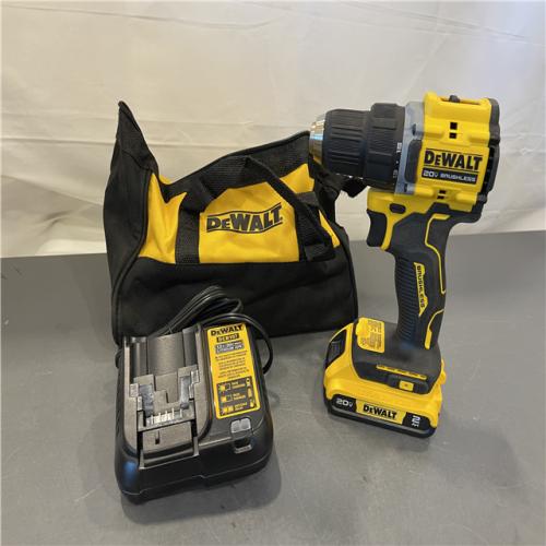 AS-IS - DEWALT ATOMIC COMPACT SERIES 20V MAX* Brushless Cordless 1/2 Drill/Driver Kit