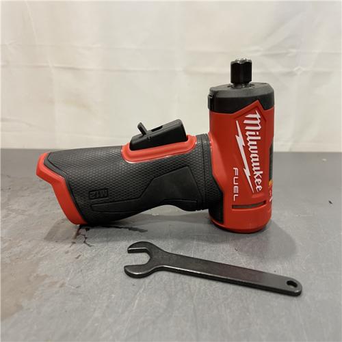 AS-IS - Milwaukee M12 FUEL 12V Lithium-Ion Brushless Cordless 1/4 in. Right Angle Die Grinder