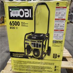 Dallas Location - As-Is RYOBI 8125-Watt Gasoline Powered Portable Generator