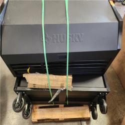 Phoenix AS-IS Husky Tool Storage 52 in. W x 20 in. D Heavy Duty Rolling Tool Chest Combo in Matte Black