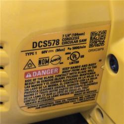 AS-IS DeWALT Flexvolt Max 7-1/4 60V Circular Saw (Tool Only)
