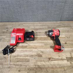 HOUSTON LOCATION - AS-IS Milwaukee FUEL Gen-2 18V Lithium-Ion Brushless Cordless Mid Torque 1/2 in. Impact Wrench w/Friction Ring W/ BATTERY & CHARGER
