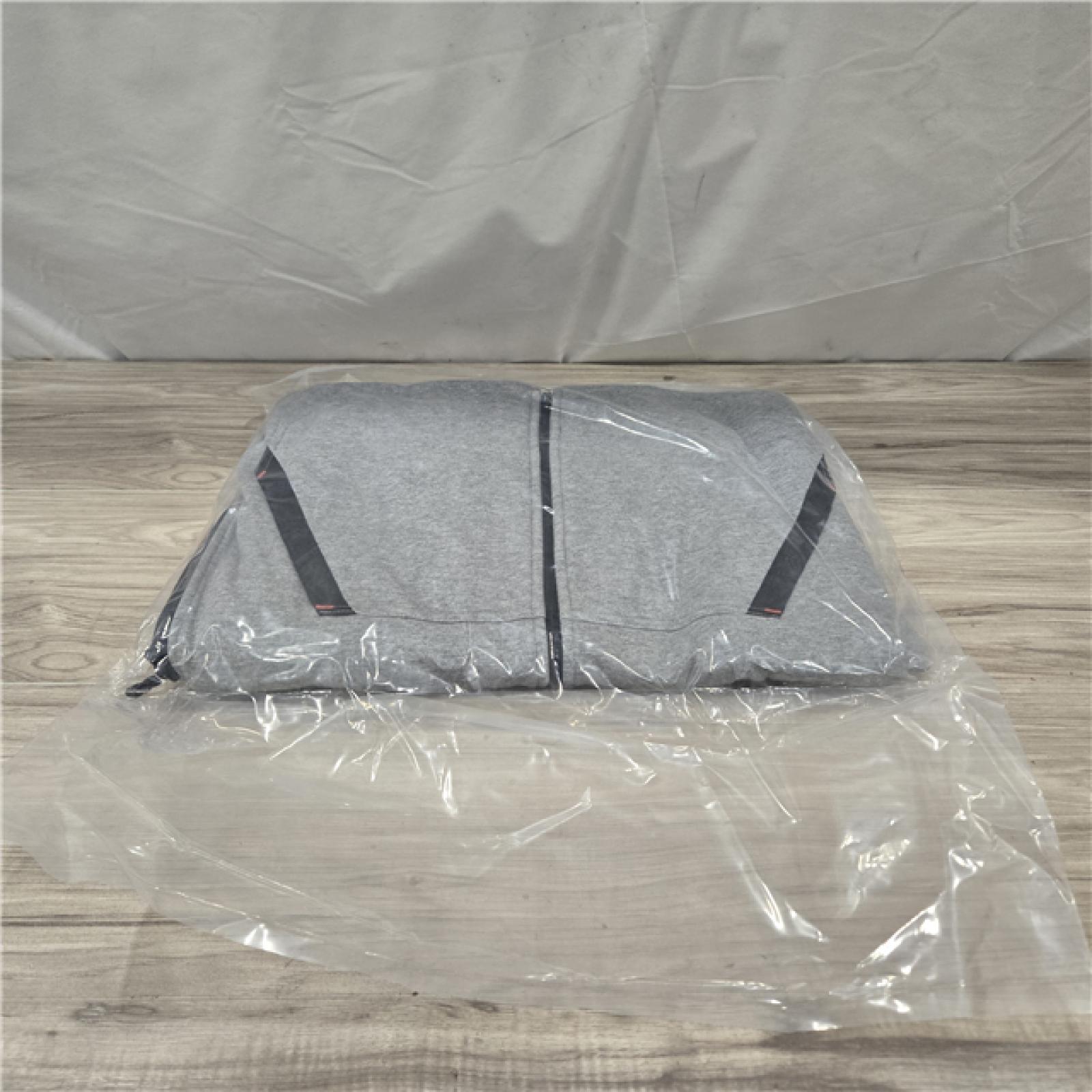 AS-IS Women's Small M12 12V Lithium-Ion Cordless Gray Heated Jacket Hoodie Kit