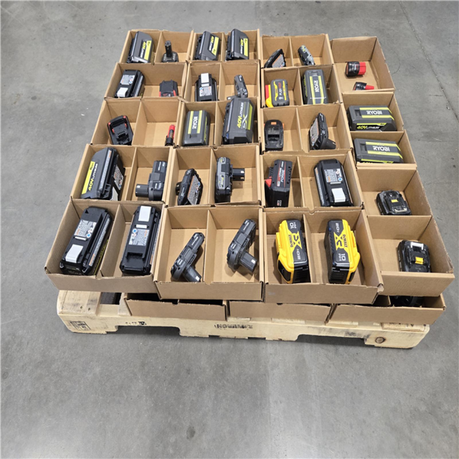 DALLAS LOCATION- AS-IS BATTERY PALLET