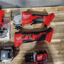HOUSTON LOCATION - AS - IS M18 18-Volt Lithium-Ion Cordless Combo Kit (6-Tool) with 2-Batteries  Charger and Tool Bag
