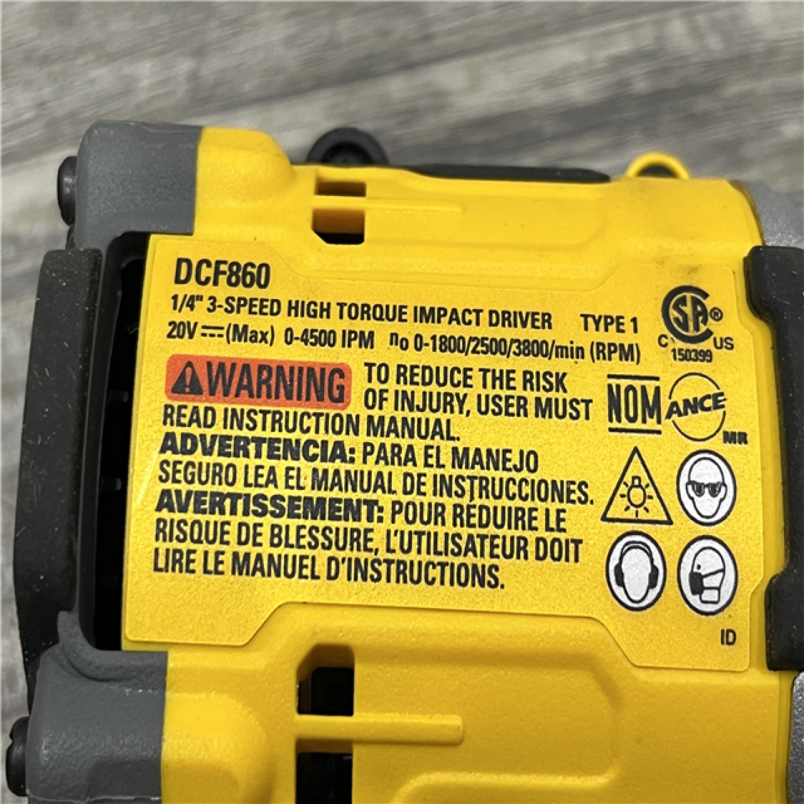 AS-IS DEWALT 20V MAX XR Cordless Impact Driver (Tool Only)