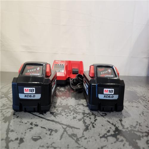 AS-IS- Milwaukee 18-Volt Lithium-Ion High Output 6.0Ah Battery Pack (2-Pack)