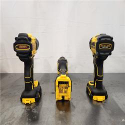 AS-IS- DEWALT 20V MAX Lithium-Ion Cordless 3-Tool Combo Kit