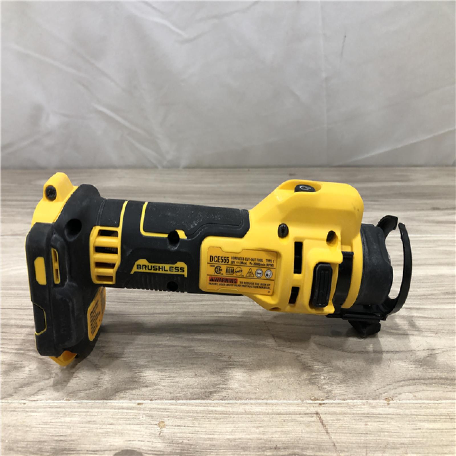 AS-IS DEWALT XR 20V Lithium-Ion Cordless Rotary Drywall Cut-Out Tool (Tool Only)