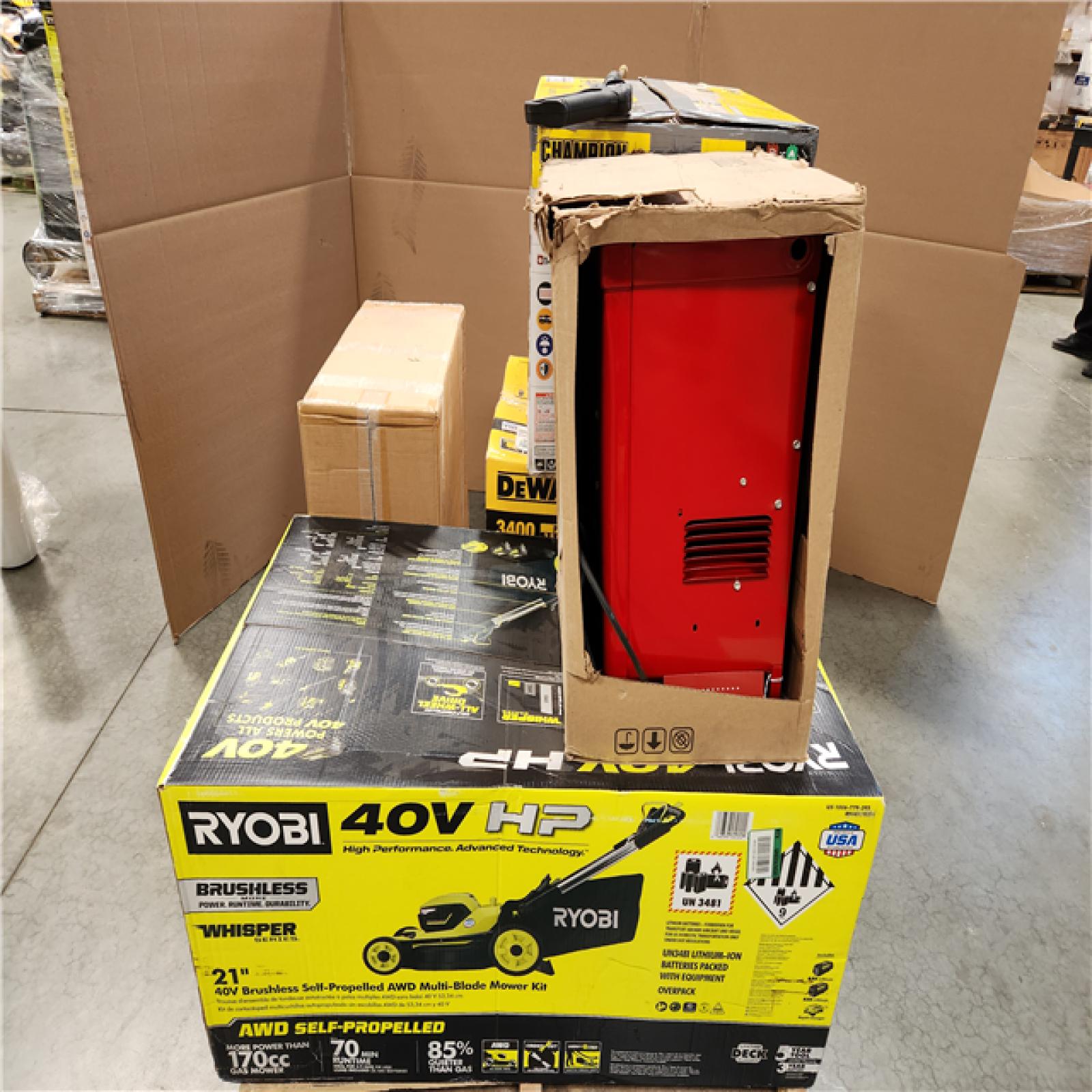 CALIFORNIA AS-IS OUTDOOR POWER EQUIPMENT