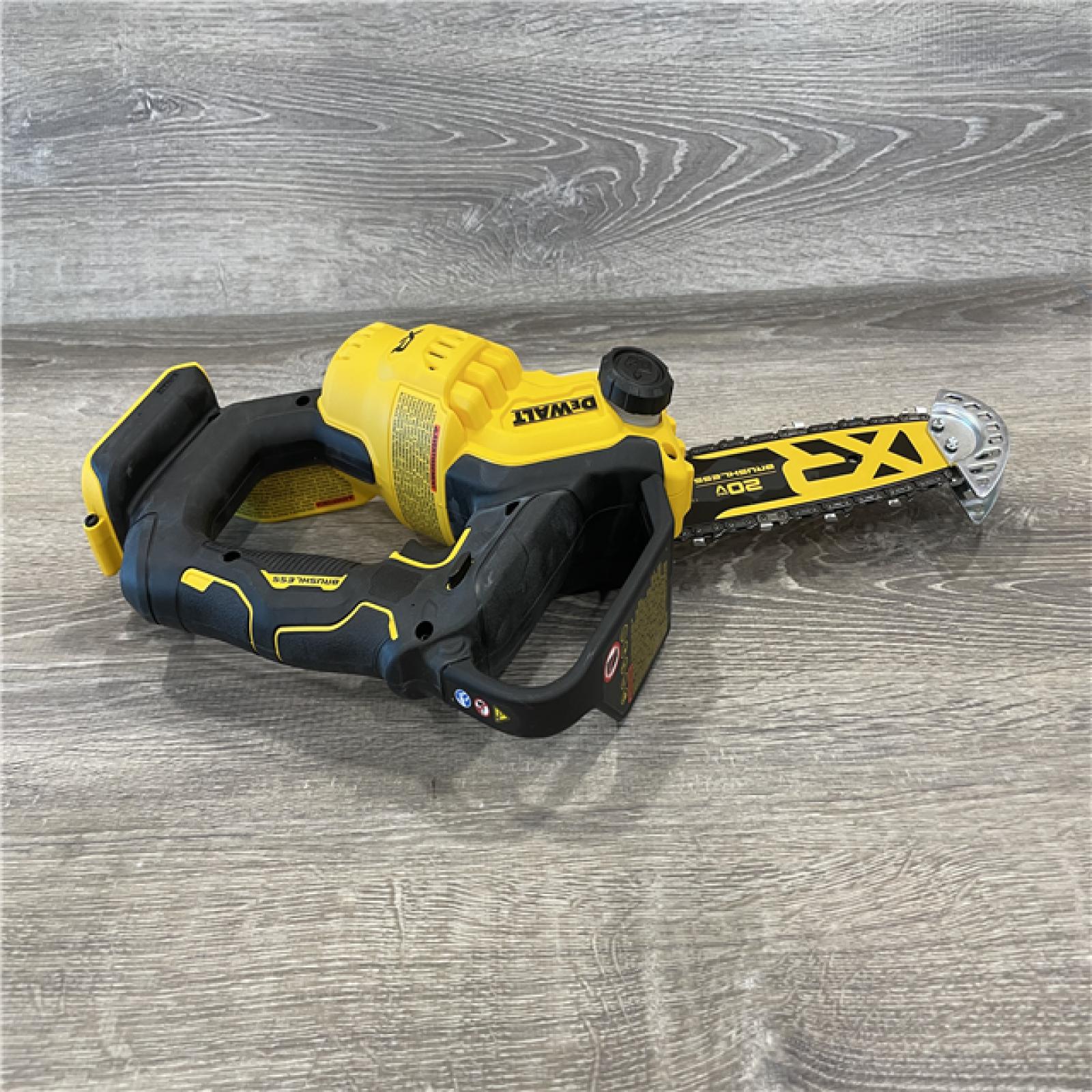 AS-IS DEWALT 20V MAX 8 in. Brushless Cordless Battery Powered Pruning Chainsaw (Tool Only)