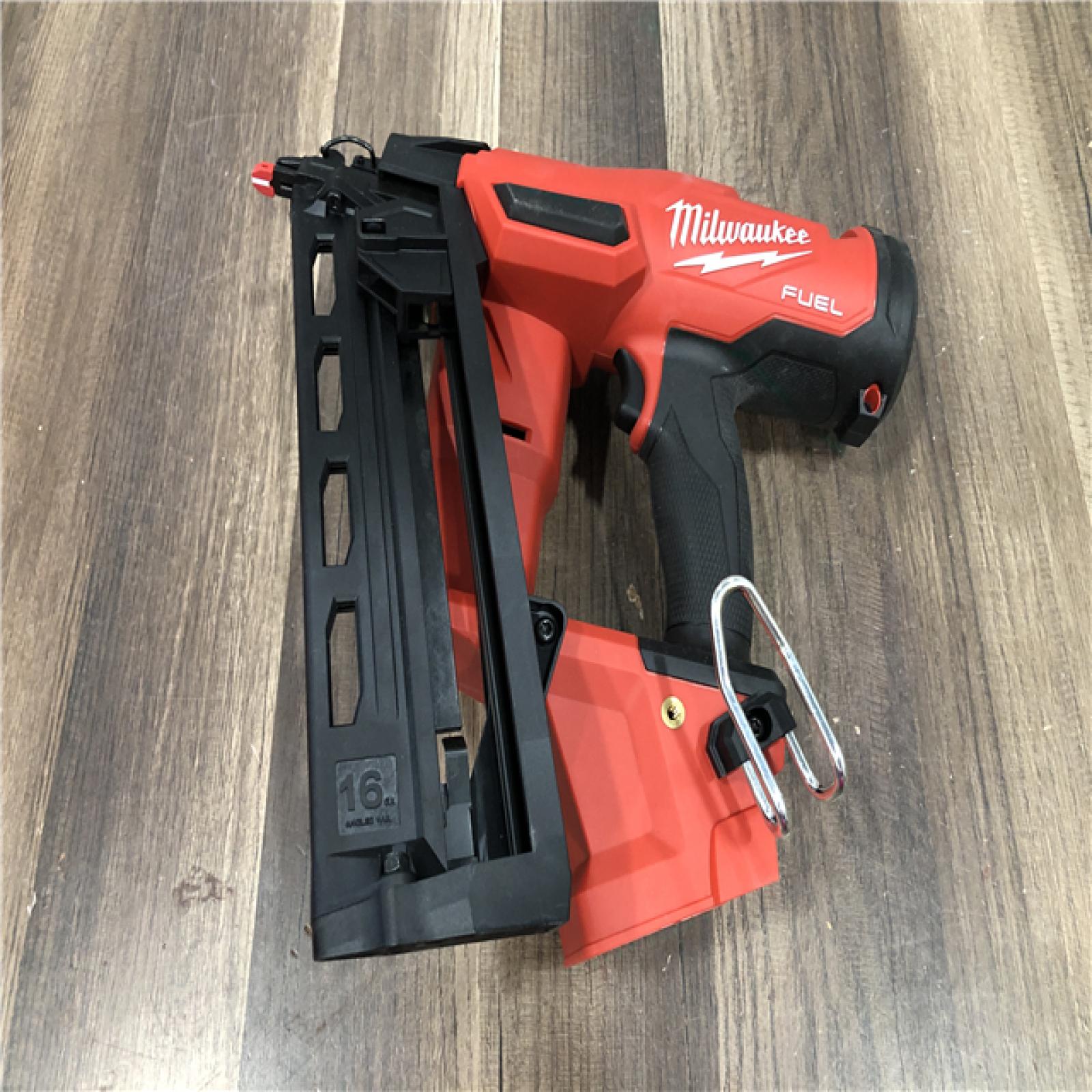 AS-IS Milwaukee FUEL 18-Volt Lithium-Ion Brushless Cordless Gen II 16-Gauge Angled Finish Nailer (Tool-Only)