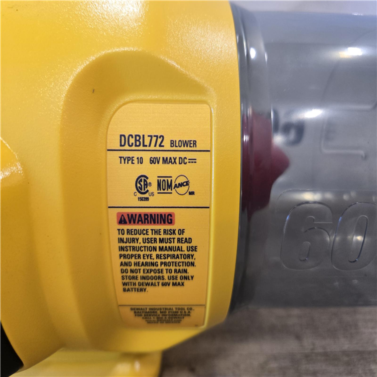 AS-IS DeWalt 60V AXIAL BLOWER Kit