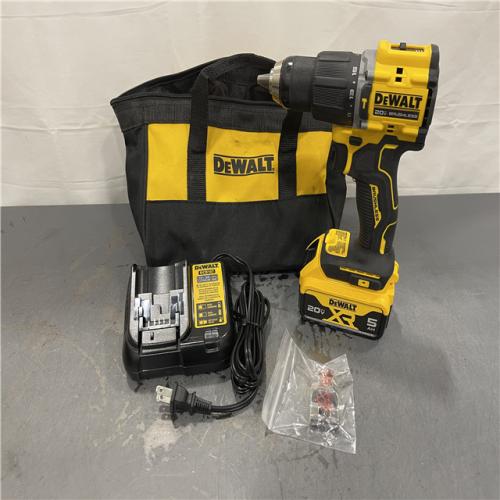 AS-IS - DeWalt ATOMIC 20V Lithium-Ion Cordless 1/2 in. Hammer Drill Kit