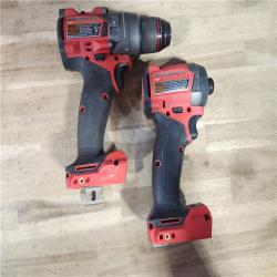 HOUSTON LOCATION - AS-IS MILWAUKEE FUEL 18V Lithium-Ion Brushless Cordless Hammer Drill and Impact Driver Combo Kit (2-Tool) with 2 Batteries