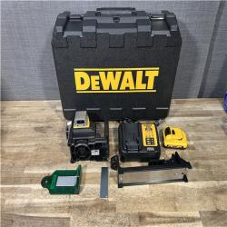 Houston Location AS-IS DeWalt Self Leveling 3 x 360 Line Laser and Battery with Charger