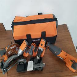 CALIFORNIA NEW RIDGID 18V 5-TOOL COMBO