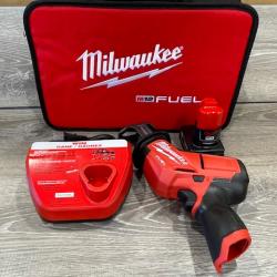 AS-IS Milwaukee FUEL 12V Lithium-Ion Brushless Cordless HACKZALL Reciprocating Saw Kit