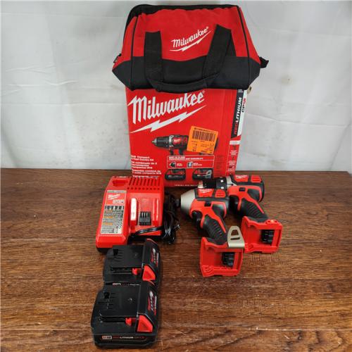 AS-IS Milwaukee M18 Brushed Cordless Drill/Driver (2-Tool) Combo Kit