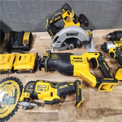HOUSTON LOCATION - AS-IS DEWALT 20V Lithium-Ion Cordless 5-Tool Combo Kit