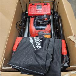 As-Is- Milwaukee M18 FUEL Brushless Cordless 21 in. Walk Behind Dual Battery Self-Propelled Mower Kit