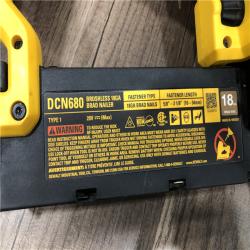AS-IS DEWALT 20V MAX XR Lithium-Ion Electric Cordless 18-Gauge Brad Nailer (Tool Only)