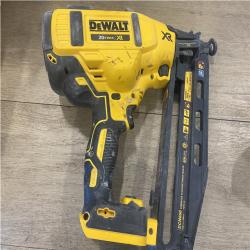 AS-IS DEWALT 20V MAX XR 16-Gauge Electric Cordless Angled Finishing Nailer Kit