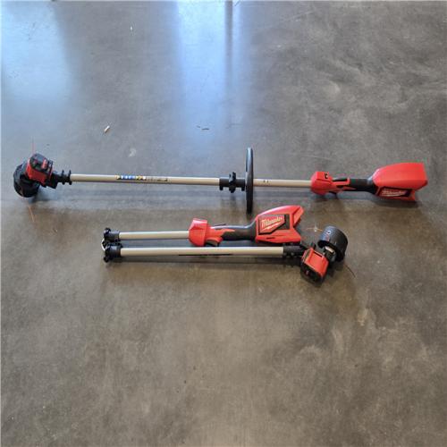 AS-IS Milwaukee M18 18V Cordless String Trimmer (Tool-Only  LOT OF 2)