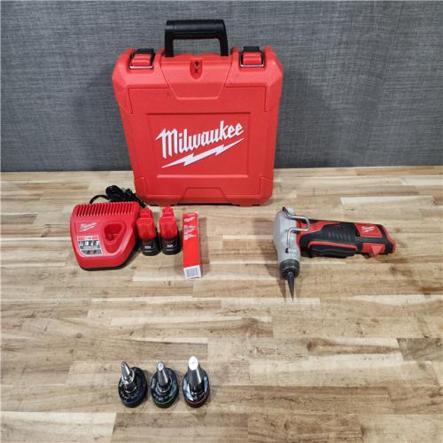 HOUSTON LOCATION - AS-IS M12 12-Volt Lithium-Ion Cordless PEX Expansion Tool Kit with (2) 1.5 Ah Batteries  (3) Expansion Heads and Hard Case