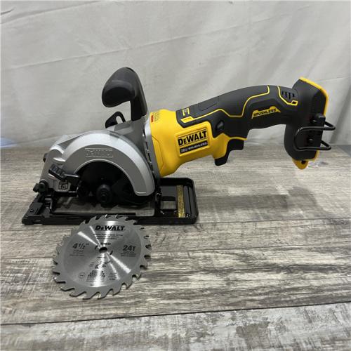 AS-IS DEWALT ATOMIC 20V MAX Cordless Brushless 4-1/2 in. Circular Saw (Tool Only)