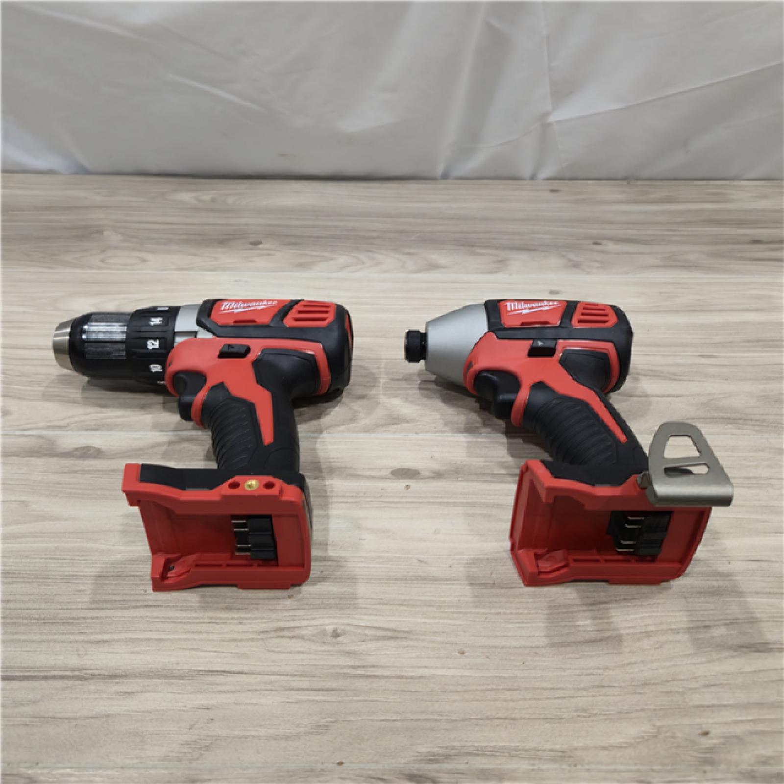 AS-IS Milwaukee 18V Cordless 2-Tool Drill/Driver and Impact Driver Kit