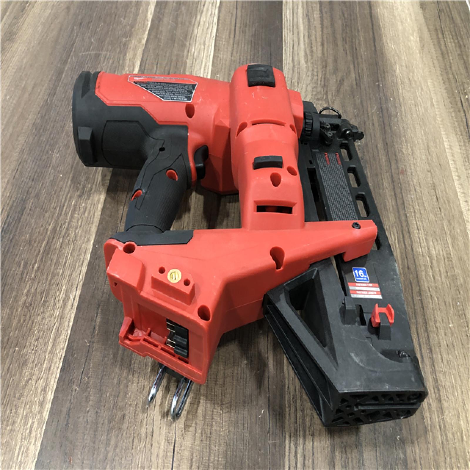 AS-IS Milwaukee  FUEL 18-Volt Lithium-Ion Brushless Cordless Gen ll 16-Gauge Straight Finish Nailer (Tool Only)