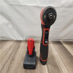 AS-IS- M12 FUEL 12V Lithium-Ion Brushless Cordless 1/4 in. Right Angle Die Grinder Kit W/ 5.0 Ah & 2.5 Ah Batteries