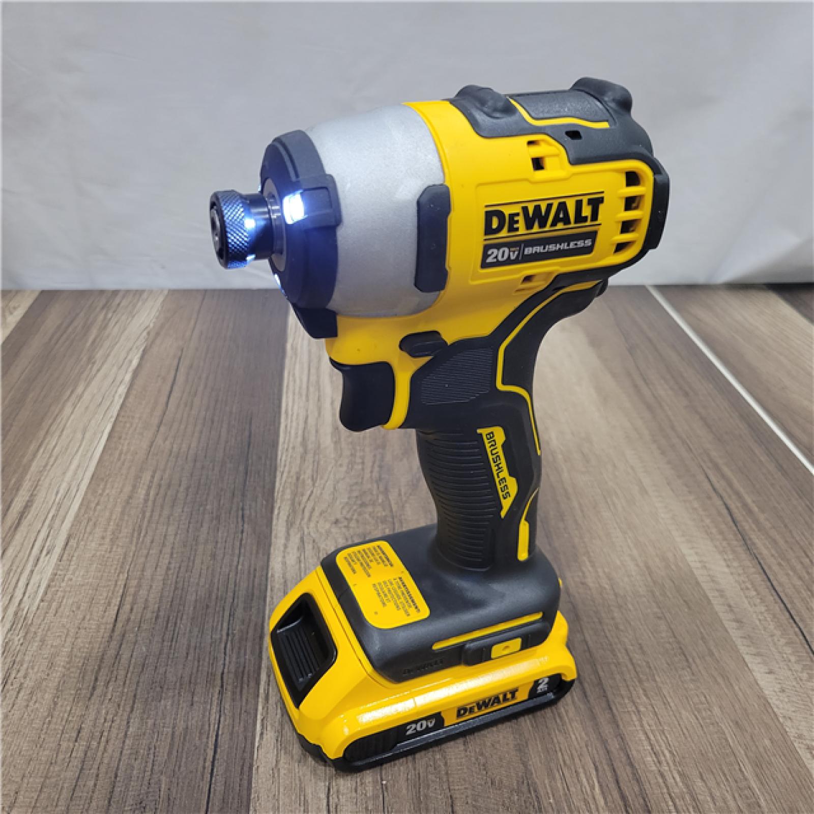 AS-IS DeWALT ATOMIC 20V MAX Cordless Compact Impact Driver Kit W/ Li-Ion Battery, 1/4, Brushless